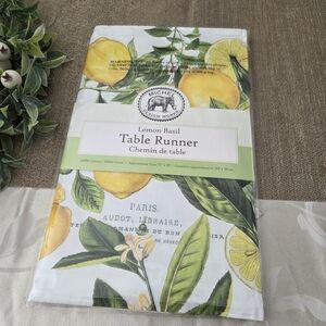 Michel Design Works Lemon Basil Table Runner
